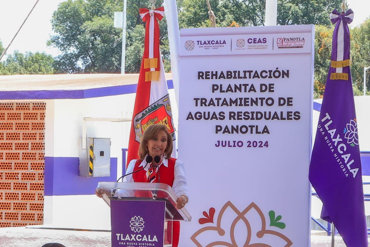 Afirma gobernadora que 60 por ciento del agua tratada está certificada por laboratorios ante la EMA